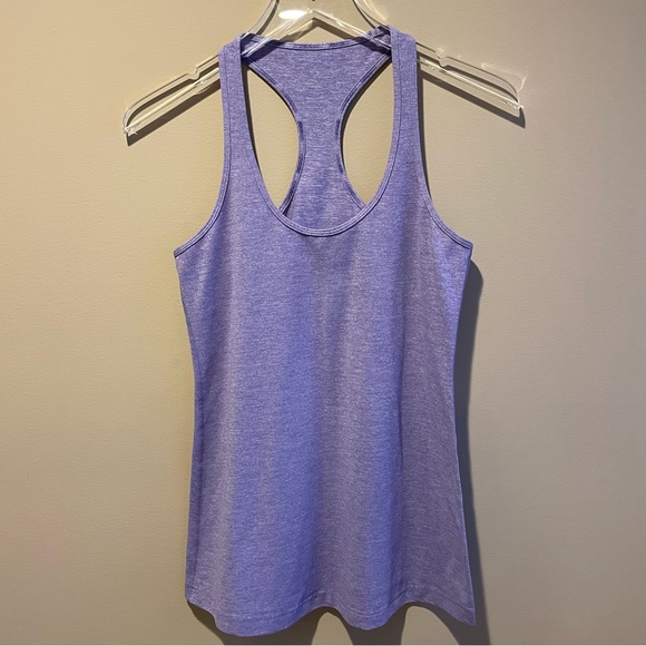 lululemon athletica Tops - Lululemon Cool Racerback Heathered Persian Purple